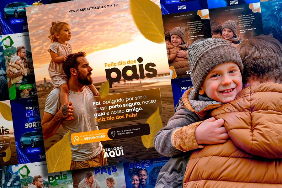 pack design dia dos pais