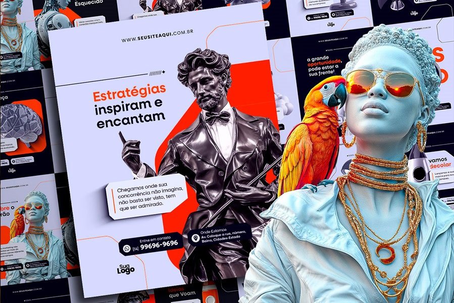 Leia mais sobre o artigo Pack Agências de Publicidade: Comunicação Visual com Impacto Profissional