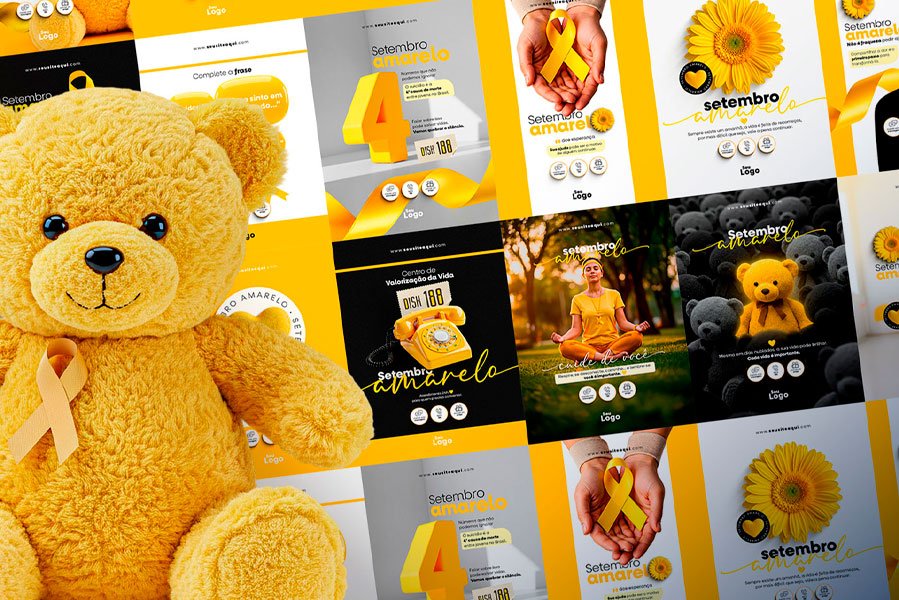 Leia mais sobre o artigo Pack de Design Setembro Amarelo 2025