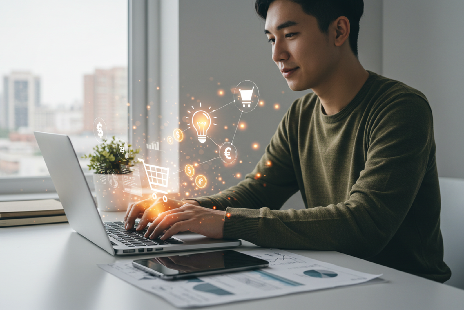Guia prático sobre como lançar seu primeiro produto digital e as estratégias para gerar as primeiras vendas. Por fabiorodriguesdesign.com